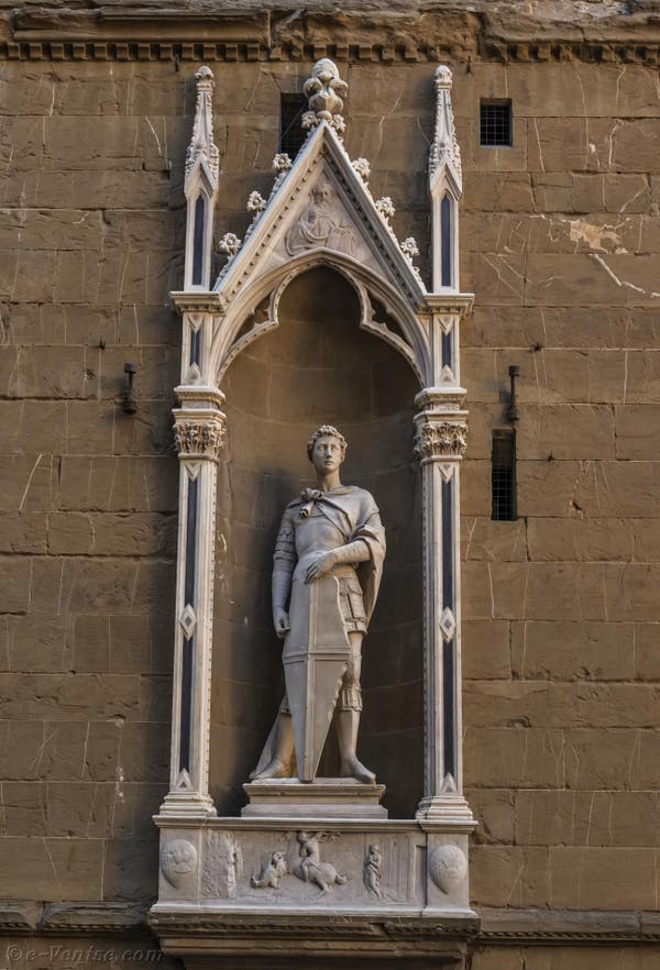 Florence Sculpture Donatello Église Musée Orsanmichele