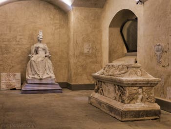 Crypte de l'église San Lorenzo à Florence en Italie