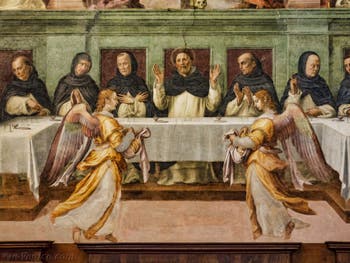 Giovanni Antonio Sogliani, fresque de la Providence des Dominicains, 1536, au couvent de San Marco à Florence Italie