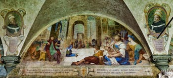 Musée Couvent de San Marco, fresque du cloître Saint Antonin à Florence en Italie