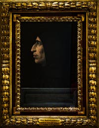 Portrait de Jerôme Savonarole par Fra Bartolomeo detrempe sur bois (1498) Couvent Musée San Marco à Florence en Italie