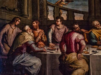 Giorgio Vasari La dernière Cène (1546) réfectoire de l'église de Santa Croce à Florence en Italie