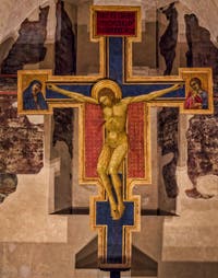 Lippo di Benivieni, Christ Crucifié (début XIVe) église de Santa Croce à Florence en Italie