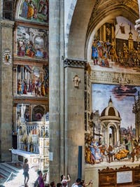Chapelle Filippo Strozzi de Filippino Lippi (1489-1502) de l'église Santa Maria Novella à Florence en Italie