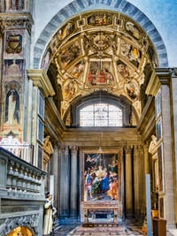 Chapelle Gaddi d'Antonio Dosio (1575-1577) de l'église Santa Maria Novella à Florence en Italie