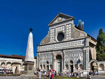 La basilique église Santa Maria Novella à Florence en Italie