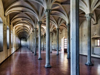 Réfectoire de l'église Santa Maria Novella à Florence en Italie