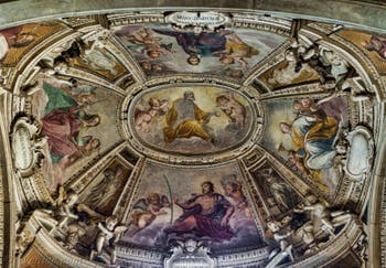 Fresques du XVe siècle, Basilique Santa Trinita à Florence en Italie