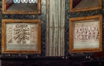 Assomption de la Vierge et Adoration des rois mages de Mino da Fiesole dans l'abside de la basilique Sainte Marie Majeure à Rome