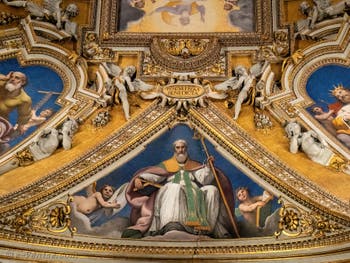Fresques du baptistere de la Basilique Sainte Marie Majeure à Rome