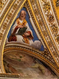 Fresques du baptistere de la Basilique Sainte Marie Majeure à Rome