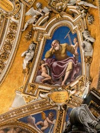 Fresques du baptistere de la Basilique Sainte Marie Majeure à Rome