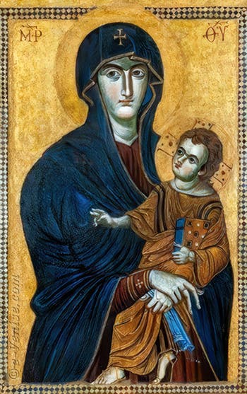 Icône Maria Salus Populi Romani dans la chapelle Paolina de la Basilique Sainte Marie Majeure à Rome