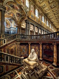 La crypte de la confession de la Basilique Sainte Marie Majeure à Rome
