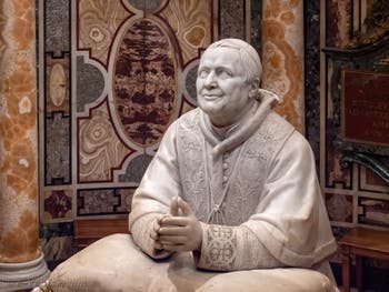 La crypte de la confession de la Basilique Sainte Marie Majeure à Rome