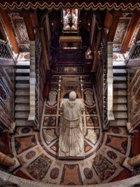 La crypte de la confession de la Basilique Sainte Marie Majeure à Rome