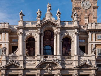 Ferdinando Fuga, loge des bénédictions de la Basilique Sainte Marie Majeure à Rome