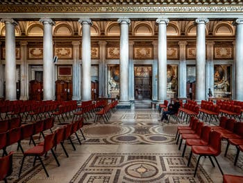 Nef centrale de la Basilique Sainte Marie Majeure à Rome