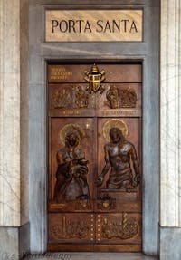 Porta Santa, la porte Sainte de la Basilique Sainte Marie Majeure à Rome