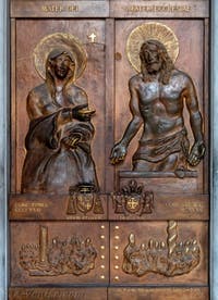 Porta Santa, la porte Sainte de la Basilique Sainte Marie Majeure à Rome