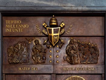 Porta Santa, la porte Sainte de la Basilique Sainte Marie Majeure à Rome