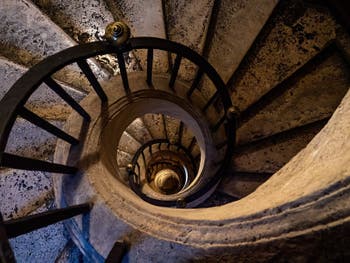 Gian Lorenzo Bernini Le Bernin, escalier hélicoïdal, salle des papes de la Basilique Sainte Marie Majeure à Rome