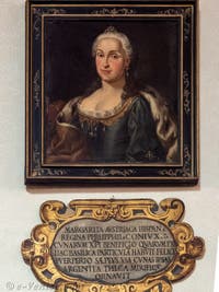 Portrait de Marguerite d'Autriche et d'Espagne, salle des papes de la Basilique Sainte Marie Majeure à Rome