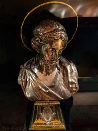 Pietro Gentili, reliquaire de sainte Bibiana vierge et martyre Musée de la Basilique Sainte Marie Majeure à Rome