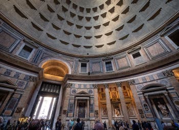La Coupole du Panthéon à Rome en Italie