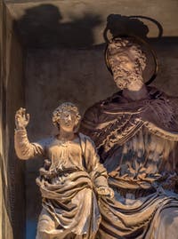 Vincenzo de Rossi, Saint Joseph et Jésus enfant, première chapelle du Panthéon à Rome en Italie