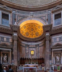 Alessandro Specchi, Mosaiques de l'abside de la quatrième chapelle du Panthéon à Rome en Italie