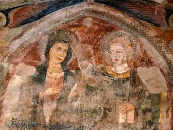 Couronnement de la Vierge, septième édicule du Panthéon à Rome en Italie