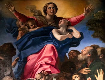 Annibale Carracci, L'Assomption de la Vierge, chapelle Cerasi dans l'église Santa Maria del Popolo à Rome en Italie