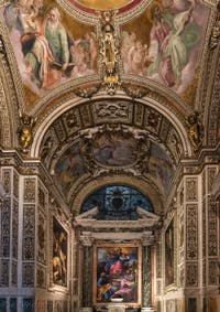 Chapelle Cerasi, Caravage, Annibale Carracci, Carlo Maderno, à l'église Santa Maria del Popolo à Rome en Italie