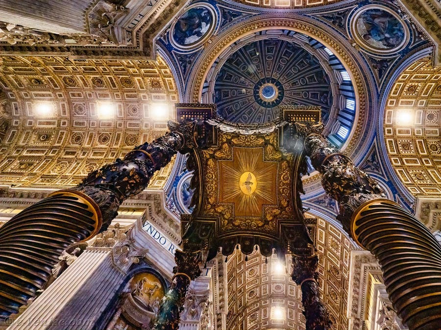 La Basilique Saint Pierre De Rome En Italie San Pietro 