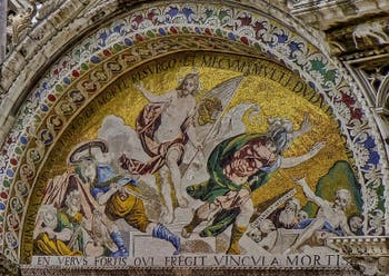 Mosaïque de la Résurrection par Luigi Gaetano, 1617-1618, basilique Saint-Marc à Venise