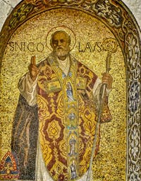 Mosaïque de saint Nicolas de la basilique Saint-Marc à Venise