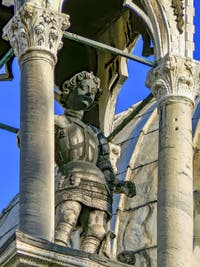 Statue von Pietro Lamberti aus dem 15. Jahrhundert, Markusdom in Venedig