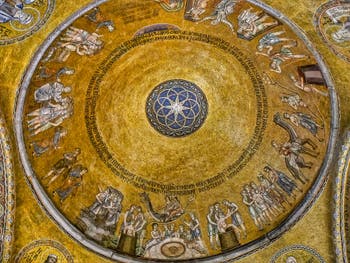 Mosaïque de l'atrium de la basilique Saint-Marc à Venise datant du XIIIe siècle