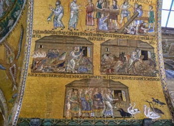 Mosaïques du XIe siècle dans l'atrium de la basilique Saint-Marc à Venise