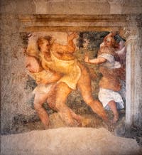 Chassés du Paradis Terrestre, fresque de Pordenone qui se trouvait dans le cloître de Santo Stefano, aujourd'hui au musée de la Ca' d'Oro à Venise.