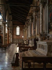 Die Kirche Santo Stefano im Sestier von St. Markus in Venedig.