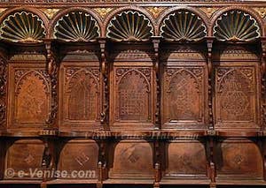 Stalles de Francesco et Marco di Gianpietro San Zaccaria