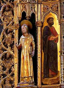 Chapelle d'Or - Le Polyptique de La Vierge
