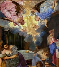 Le Tintoret, Naissance de la Vierge, chapelle Sant'Atanasio de l'église San Zaccaria à Venise
