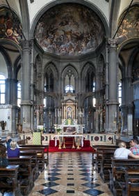 Innenansicht der Kirche San Zaccaria, St. Zacharias in Venedig, Italien