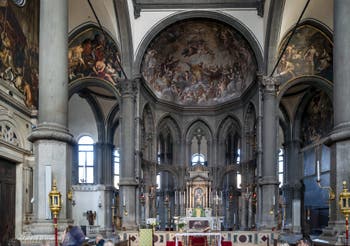 Innenansicht der Kirche San Zaccaria, St. Zacharias in Venedig, Italien