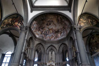Girolamo Pellegrini, saint Zacharie en Gloire, San Zaccaria in Gloria, cuvette de l'abside de l'église San Zaccaria à Venise
