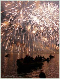 Le Feu d'Artifice de la Fête du Redentore à Venise