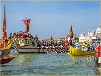 La fête de la Sensa à Venise la Serenissima sur le bassin de Saint-Marc